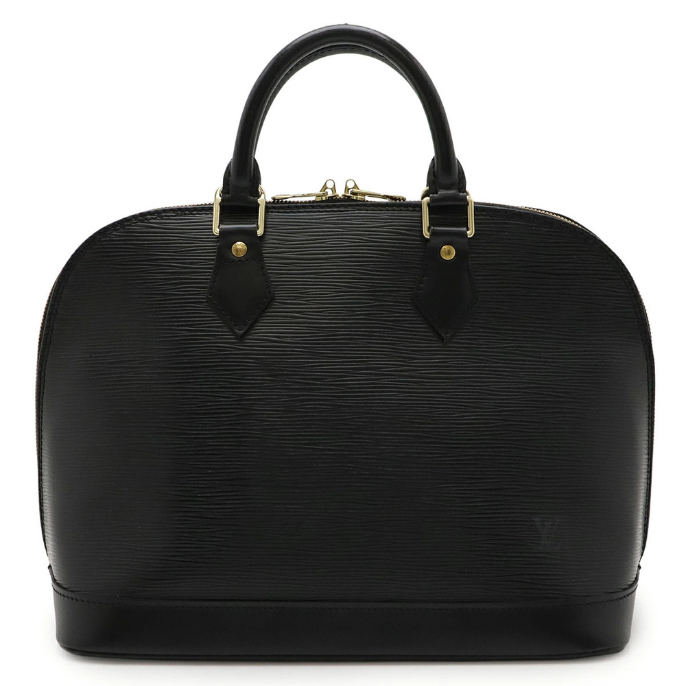 LOUIS VUITTON Epi Alma Handbag Leather Noir Black